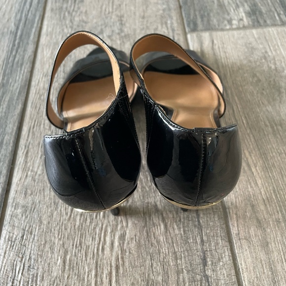 Calvin Klein Black Patent Heels - Picture 2 of 12